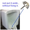 Peterbell Strive Urinal Strainer, Commercial Washout Urinal With Top Spud