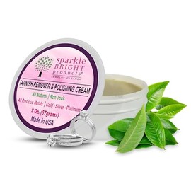Sparkle Bright Products All-Natural Jewelry Cleaner | Tarnish Remover & Polishing Cream, 2oz. (57g) | Gold, Silver, & Platinum Precious Metal Polish for Jewelry Cleaning