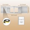 Window Bird Feeder for Viewing, 180° Extra Large Capacity Clear