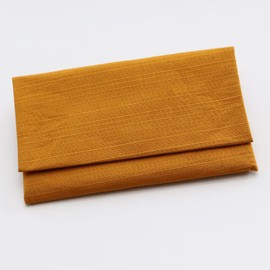 Dotcom (Choose from 11 Colors) Mustard Color Prayer Bag/Prayer Pongee (Pongee) Loose Size; Prayer Beads for Funeral, Funeral, Buddhist Goods, Vigorous Storage, Prayer Beads Bag, Large, Men's, Women's,