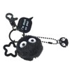 CoolChange Waldgeist Susuwatari Key Ring, Plush Soot Man Keyring, black