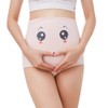 4PCS Women Lady High Waist Cute Adjustable Panties Cartoon Briefs