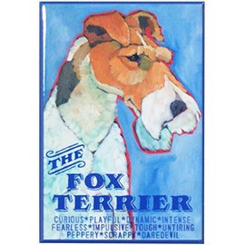 Fox Terrier Fridge Magnet