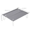 Picnic Folding Table Portable Aluminum Alloy Outdoor Mini Table for