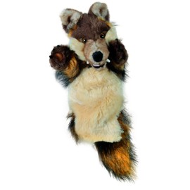 The Puppet Company Long-Sleeves Wolf Hand Puppet ,15 inches