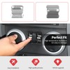 Jimen 4PCS Center Console Window Switch Button Trim Cover Compatible