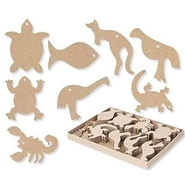 Zart Mache Australian Animals Shape Paper (Pack of 80)