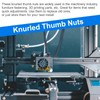 sourcing map Knurled Thumb Nuts, 6Pcs M6 x 20 x