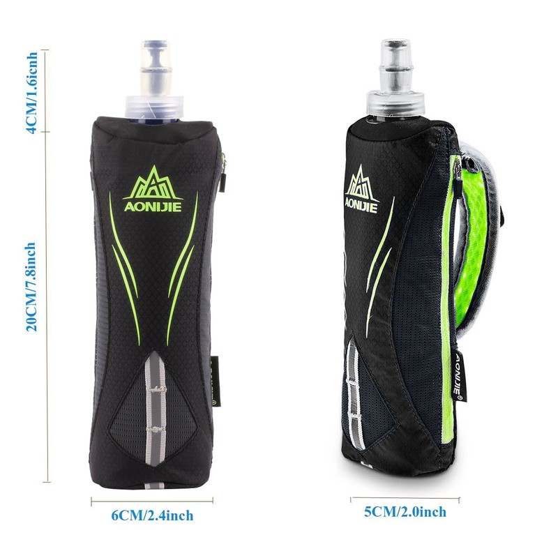 Geila Handheld Water Bottle for Running, 17 oz Grip Handheld