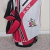 Factory Custom Alpha Psi Stand Golf Bag Red and White