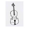 'Classical Violin ' Temporary Tattoo - Water Resistant, Skin-Safe, Non-Toxic