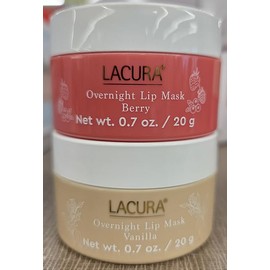 Overnight La-cura Lip Mask Vanilla & Berry 0.7oz 20g (Two Boxes)