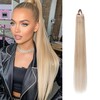 Ponytail Extensions 28'' Long Straight Ponytail Extension Synthetic Pony Tails