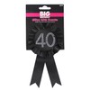 Alandra Birthdays BADGE-40-B-BIRTH Black 40 THZ Diamante Rosette