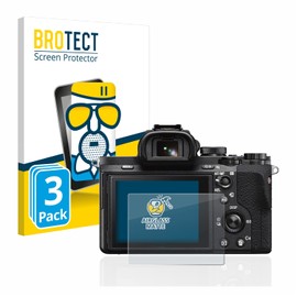 BROTECT Anti-Glare Protective Glass for Sony Alpha 7 II (ILCE-7M2) (Pack of 3) Protective Film Tempered Glass Matt [Extremely Scratch-Resistant 9H, Anti-Reflection]
