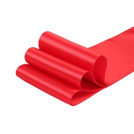 IDECORRIBBONS Width 3.9 inches (100 mm) Double-sided Satin Ribbon Length 1.7 ft (4.5 m) #250 Red