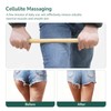 Goodtar 2 PCS Solid Bamboo Massage Stick Set for Body