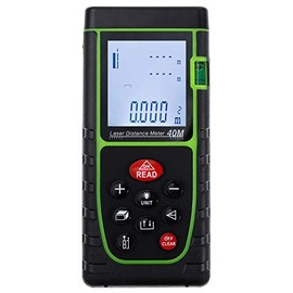 LCD Laser Measure Device Distance Meter up to 40m Digital Measure Tool Range Finder Measuring Tool for Length/Height Green