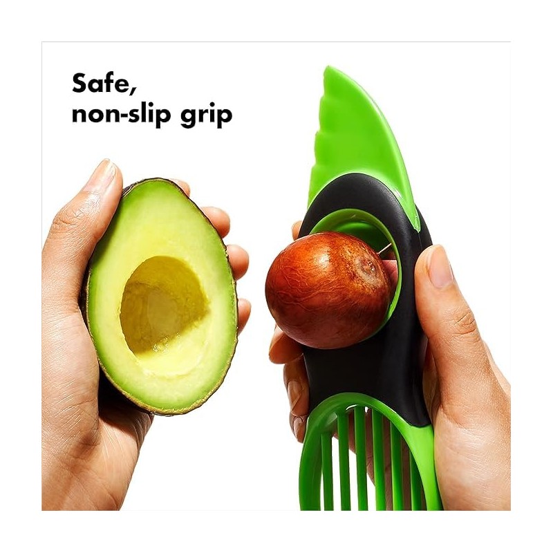 3-in-1 Avocado Tool Split, pit, and slice!