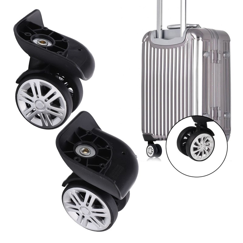 Luggage Wheels Replacement,1 Pair Suitcase Replacement Wheels,Replacement Suitcase Wheels,Easy Installation