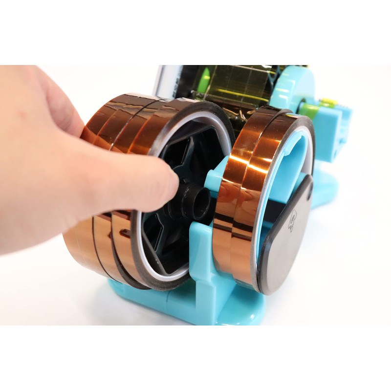 Blue Heat Tape Dispenser Sublimation - Multiple Roll Cut Heat