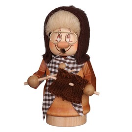 Christian Ulbricht Räuchermann Miniwichtel Oma NEUHEIT 2013