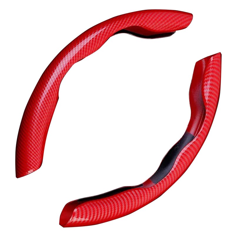 Carbon Fiber Steering Wheel Cover Ultra Thin Fit Wear Resistant