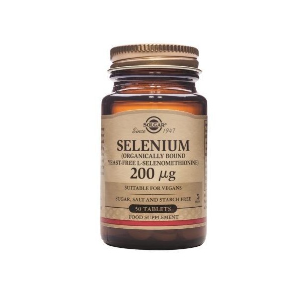 Solgar Selenium 200μg 50 Tablets