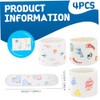 4pcs cubierta del cordón umbilical para recién nacidos 0-12 meses,