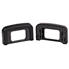 2 pcs Rubber EyeCup Eyepiece DK-25 Compatibe Nikon D3500 D3400 D3300 D3200 D3100 D3000 D5600 D5500 D5300 D5200 D5100 D5000 D70s D60 D50 Cameras (2 pack)
