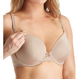 Leading Lady Women's Dreamy Comfort Underwire Maternity to Nursing Bra, Warm Taupe, 36DD