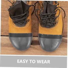 PACKOVE Steel Toe Overshoes Foot Guard Steel Toe Cap Safety Shoe Covers Unisex Safety Footwear Toe Metatarsal Protector Attachment For Industry