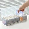 JINGHANGER Trading Card Storage Boxes 30 x 10 x 7.2