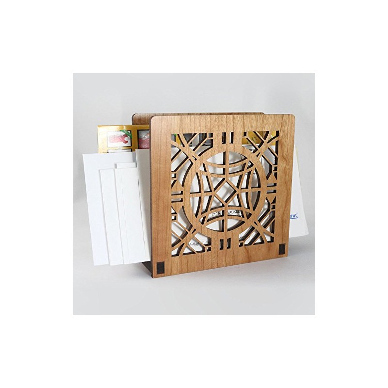 Frank Lloyd Wright CHAUNCEY WILLIAMS Design Laser Cut Wood Napkin