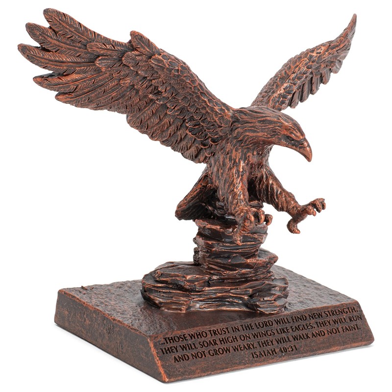 Lighthouse Christian Products Soar Like an Eagle Bronzelike Finish 6.5