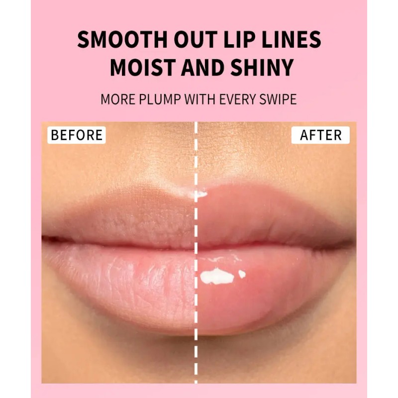 Set De Cuidado Labial Hidratante Glossy Liquid Lip Oil Gloss