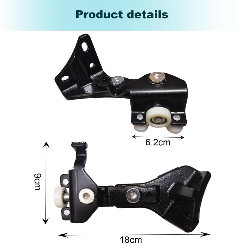 Wawews Sliding Door Roller Hinge Right upper Compatible with RAM