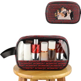 CMNIM R Horror Picture Show Clear Makeup Bag Horror Show Merch Don't Dream It Be It Waterproof Toiletry Bag for Movie Fan Gift (R Horror Movie C Makeup Bag)