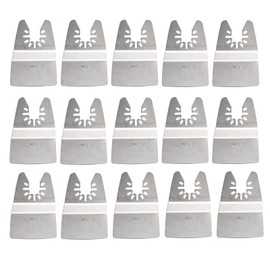 Ettonsun 15 Pieces Oscillating Tool Scraper Blades, 2 Inch Rigid Scraper Floor Scraper Blades Grout Scraper Tool Paint Removal Blade