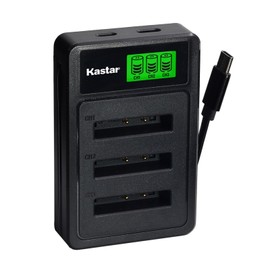Kastar LZD3 USB Triple Charger Compatible with BP-780S, BP-780CS, CONTAX SL300R, SL300RT, Finecam SL300R, SL400R Cameras