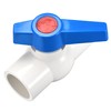 sourcing map Ball Valve, 32mm ID PVC Socket End Shut
