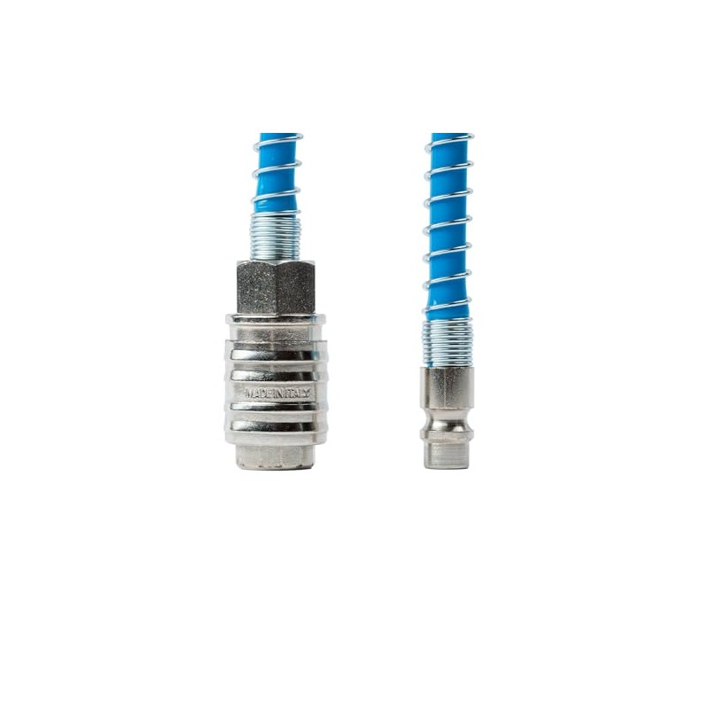 Compressed Air Spiral Hose Made of Polyurethane Plastic, Diameter 8