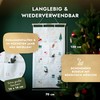 AMARI ® Advent Calendar for Filling, White/Gold, XXL Wall Calendar