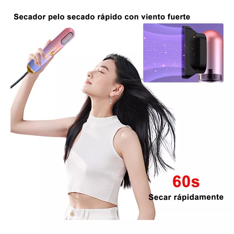 Dolores Secadora Cabello Profesional Portátil Frío Caliente 3 Veloc