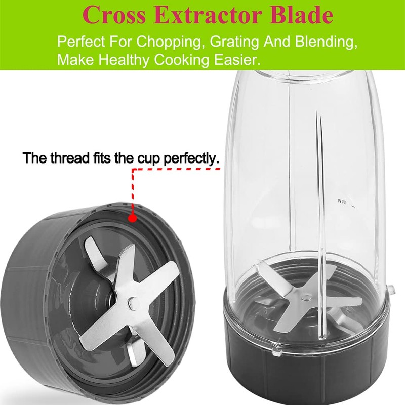 2 Pack Spare Blade for NutriBullet 600 Superfood Nutrition Extractor/PRO