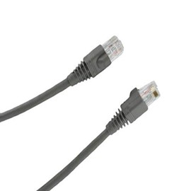Leviton 5G460-5S GigaMax 5E Standard Patch Cord, Cat 5E, 5 Feet Length, Grey