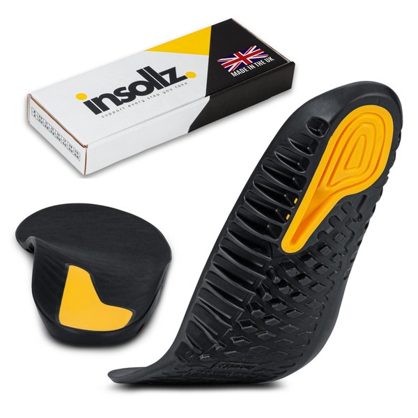 Made in UK, Plantar Fasciitis Insoles for Flat feet, Orthopedic
