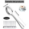 10 Piezas Cucharas Para Cafe, Cucharitas Para Cafe, Cuchara Cafetera,