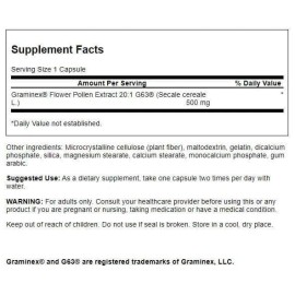 Swanson Graminex Prostate Health Supplement 60 Count Men Support 500mg