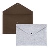 uxcell 2 Pcs Felt File Folders, A4 Envelope Folder File